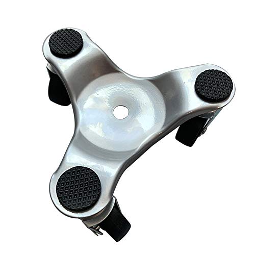 Wopam 6 Inch Steel Tri-Dolly 300 lb Load Capacity Sturdy Swivel for Home Shop Garage