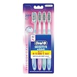Oral B Ultrathin Sensitive Manual Toothbrush for adults, Multicolor- (Buy 2 Get 2 Free)