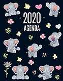  Elefante Agenda 2020: Diario Settimanale per Organizzare Giorni Occupati  Pianificatore Giornaliera 2020