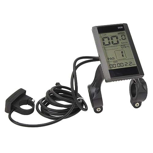 Computer, 22.2mm S830 LCD Display Cycling Computer, Multifunctional Electric LCD Display Meter, Speedometer for Modification Accessories