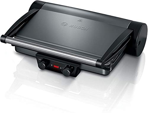 Bosch TCG4215 Tischgrill Kontaktgrill, Aluminium