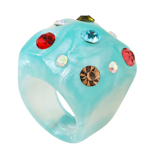 Bagues géométriques pour sublimer vos tenues avec des bijoux froissés uniques aux pierres vibrantes