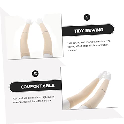 YARNOW 1 Par De Protetores De Braço Para Dirigir Protetores De Braço Para Ciclismo Mangas De Proteçã