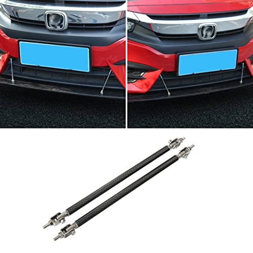 Prettyia Kit de barra de suporte de amarração ajustável para para-choque dianteiro do carro, 6 peças