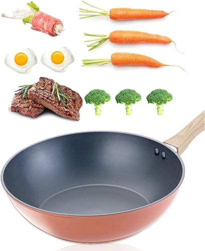 Wok Pan de Aleación de Aluminio con Tapa 30 cm miniatura 3