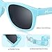 NACUWA Baby Sunglasses - 100% UV Proof Sunglasses for Baby, Toddler, Kids - Ages 0-2 Years - Case and Pouch included