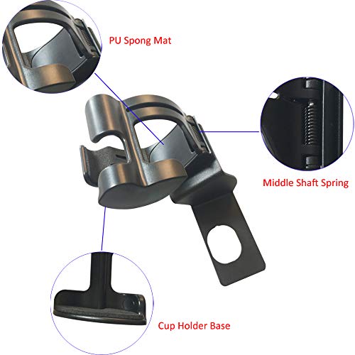 SXMA Supporto Multifunzione Per Tazza E Bevande Per Jeep Wrangler JL 2018-2019 (2 E 4 Porte) – Staffa In ABS E Alluminio