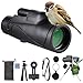 GOHHME Monoculare Telescope 20X60 HD Monocolo Cannocchiale Prisma BAK4 Lenti FMC Premium Con Treppiede Stabile Impermeabile Monocolo Professionale l'osservazione Degli uccelli Escursioni Caccia immagine