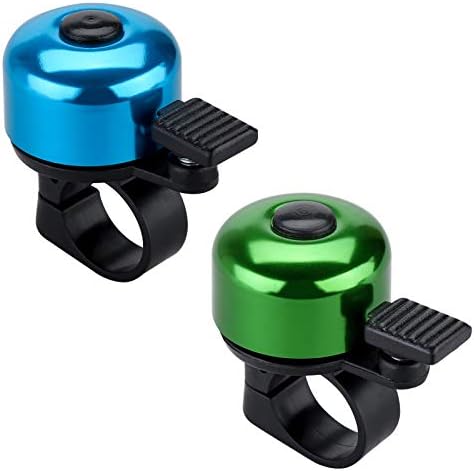 JFmall Bike Bell Bicycle Bell with Loud Crisp Clear Sound, Road and Mountain Bike Bell Adults Kids(8 colors)