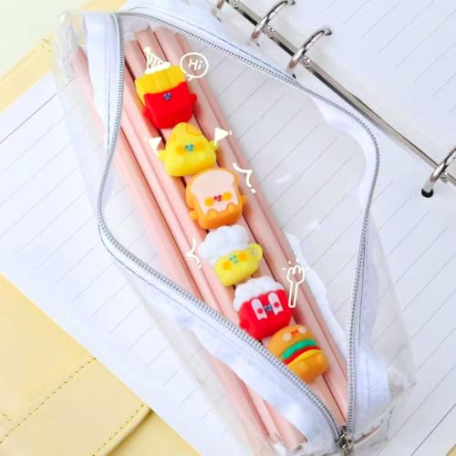 Image of DEOXY 12 Pcs Food Mini Erasers for Kids,Stylish Eraser, Rubber Pencil Eraser, Return Gift, Stationary Set for Kids Boys & Girls (KK-7945)
