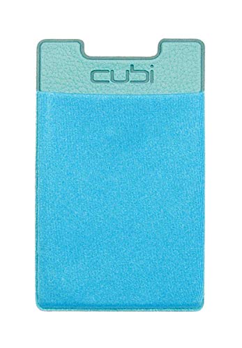 CardNinja Ultra-slim Self Adhesive Credit Card Wallet for Smartphones, Blue Raspberry