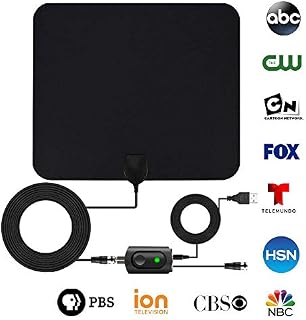 Digital TV Antenna for Indoor - HDTV Antenna with Amplifier Signal Booster