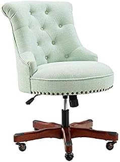 Linon Home Décor Leslie Mint Green Office Chair