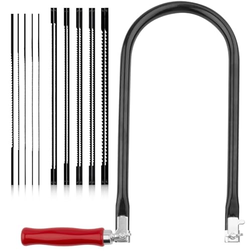 TXErfolg Set di Seghetti da Traforo con 15 Lame (4#6#8#10#12#10T14T18T24T32T)