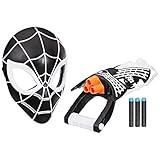 Spider-Man Marvel Symbiote Tri-Shot Blaster & Mask, Role Play Gauntlet & Mask for Costume Additions, Super Hero Toys, Kids, Ages 5+ ​