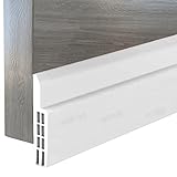 【Burlete Bajo Puertas para El Frio】Puede sellar rendijas de hasta 28 mm. El sello de la puerta podría evitar que el viento, la lluvia, la nieve, el polvo y las hojas ingresen a la casa desde la ranura de la puerta. Burlete que se puede utilizar en condiciones húmedas como baño, lavado, exterior e interior.