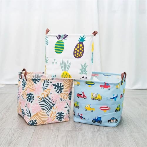 Boîte de rangement pliante cube lot de 5 bacs bleus pour placard
