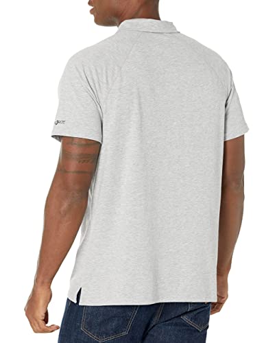 Carhartt Men's Force Cotton Delmont Pocket Polo (Regular And Big & Tall Sizes), Heather Gray, X-Large #TOP1