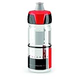 Montaje fácil Elite Crystal Ombra Bidón, Transparente y Rojo, 550 ml