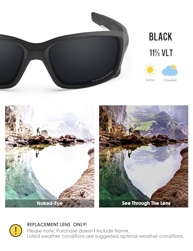 Image of BLAZERBUCK Anti-salt Polarize Replacement Lenses for Oakley Straightlink OO9331 Sunglass