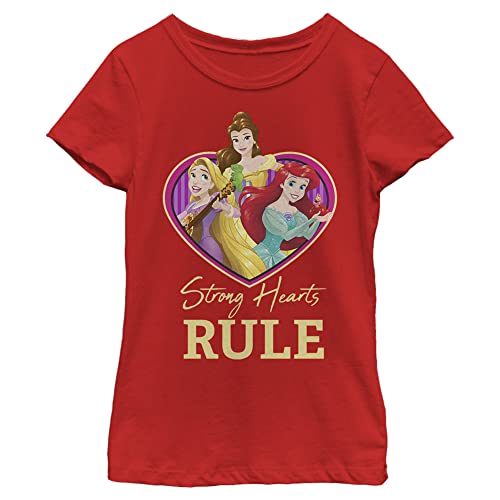 Disney Girl's Strong Hearts Rule T-Shirt