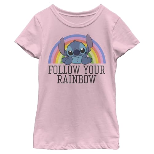 Image of Disney Girls' Stitch Rainbow