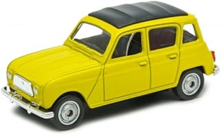 OPO 10 - Voiture Miniature Compatible avec Renault 4L Jaune échelle 1:64 3 inches 7,5cm Welly SUP63