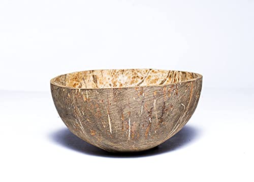 Sri Care Natural Coconut Bowl Halves Coconut Shell For Handicraft Or Pet Feeder And Candle Maker And Christmas And Halloween Decorations (2, Without Fiber) #TOP2