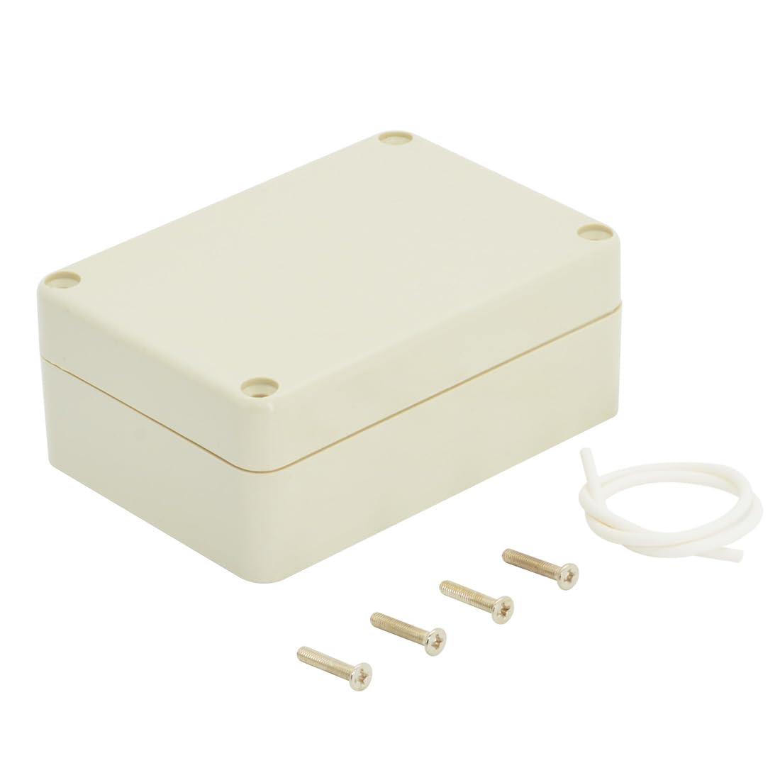 LeMotech IP65 Junction Box Made of ABS Plastic, Waterproof and Dustproof, Universal Electric Housing for Indoor/Outdoor Use (83 x 58 x 33 mm), Light Grey