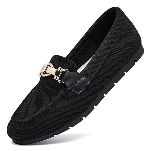 Image of Cvistpieo Loafers for Women Business Casual Shoes Comfortable & Lightweight Penny Loafers Slip On Work Flats