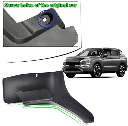 Guardabarros contra salpicaduras para Mitsubishi Outlander 2022-2024 5