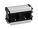 Produktbild Schulte 159610000100 Evoline Frame-Dock, 2 x VDE Steckdosen Aluminium