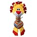 Happy Cherry Peluche Juguete Infantil Muñeca de Animal de León con Sonajero Mordedor Multicolor Rattle para Bebés Niños Niñas Baby Toys