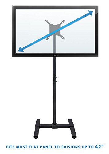 Mount-It! Tv Floor Stand | Universal Pedestal Tv Stand For 13-42 Inch Screens | Tall And Adjustable Height Monitor Mount | Vesa Compatible Up To 200X200Mm | For Indoor And Outdoor Portable Tv Mount #TOP3