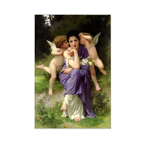 Impression sur toile Chansons du printemps reproduction huile 70x105cm
