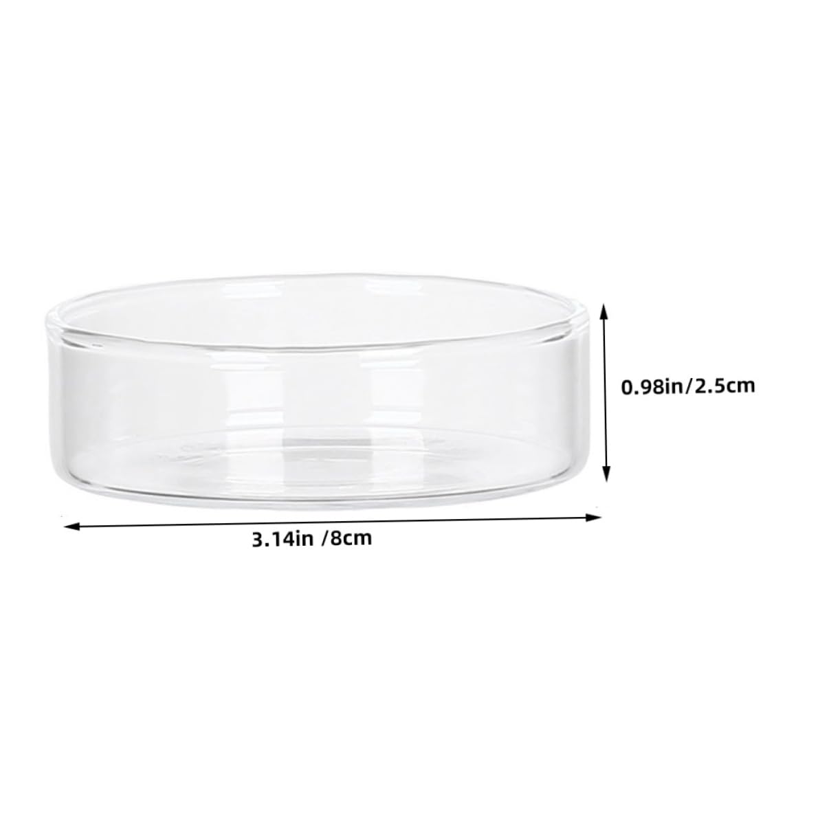 CONGARTENO 1pc Dessert Plate Decor Creative Serving Tray Stacking Candy Jar Jars Lid Round Tray Cake Holder Plant Deep Bowls Snacks Dishes Cake Display Stand with Cover Food Glass Transparent