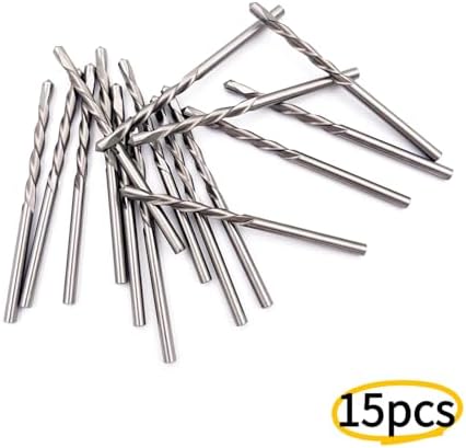 JFOGO 15 Pieces Drywall Cutting Tools 1/8 Inch Guide Point Cutting Bits,HSS65 Drill Bits, Cutting Drywall, Used for with Spiral Saw and Power Tools