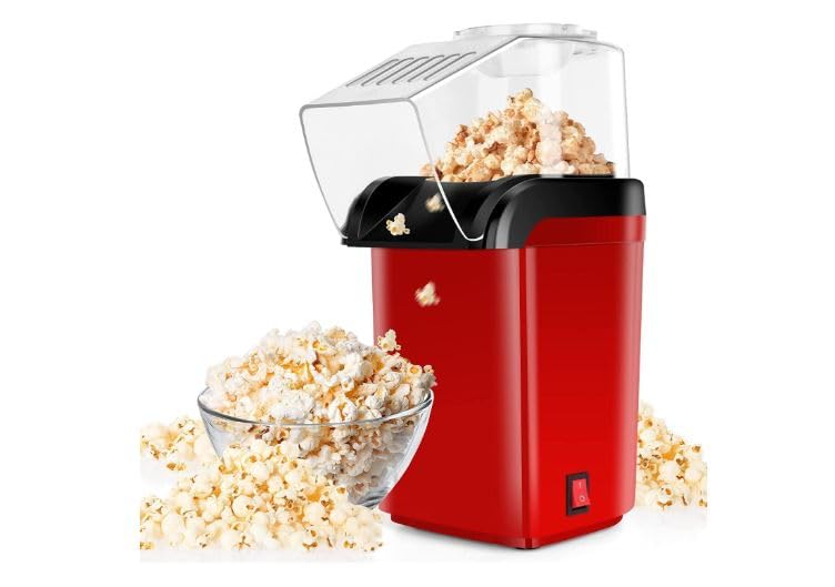 Oil-Free Hot Air Popcorn Maker 1200W | Electric Popper Machine for Healthy Popcorn | Fast Home Snack Maker for Kids, Parties & Movie Nights | Easy-Use Popcorn Machine (Multicolor)-image-6