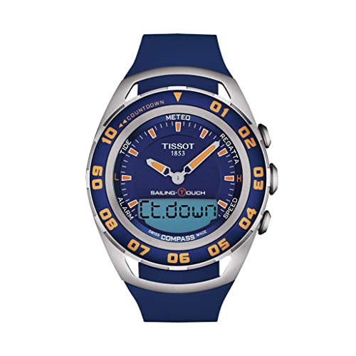Tissot Sailing Touch - Reloj analógico con cronógrafo de cuarzo y esfera azul para hombre Tissot Sailing Touch - Reloj analógico con cronógrafo de cuarzo y esfera azul para hombre