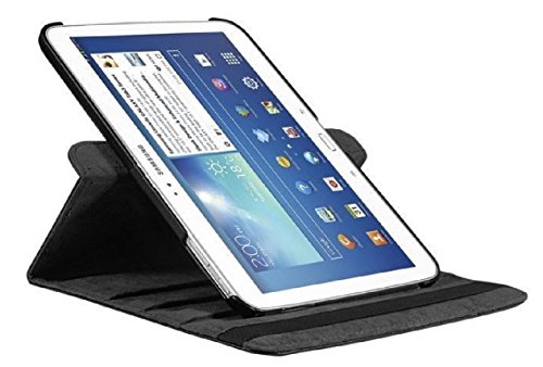 Samsung Tab 4 10.1 Case,Flying Horse 360 Degrees Rotating Stand Pu Leather Case For Samsung Galaxy Tab 4 10.1 T530 Auto Sleep/Wake Tablet (Black) #TOP2
