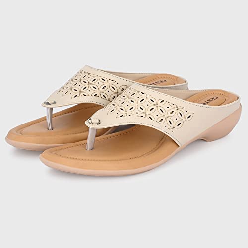 Image of Centrino Women's Thong Sandals | Comfortable Ortho Care Sandals For Ladies | Fashion Wear Sandal & Chappal |Stylish & Durable | Premium Comfort & Quality | Soft Cushioned for More comfort (3803)