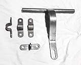 SIN PINTAR Cerrojo forja para puertas madera granero hierro etc Cerrojo 27 cm Sin pintar