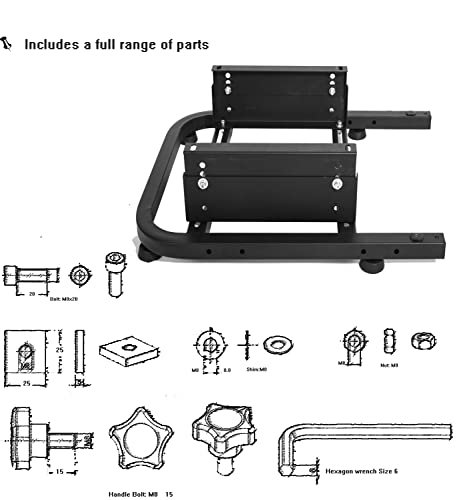 Anman Rear Half Of The Seat Bracket - Racing Driving Stand Accessories (Only Fits Anman's Racing Cockpit) #TOP2