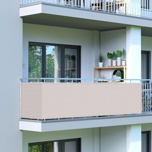 Couverture de écran jardin brise-vue balcon clôture blanc robuste