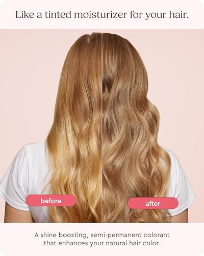 Glaze Super Gloss Color Conditioning Gloss – Honey Blonde for Medium to Dark Blonde Hair – Rinse Out Semi-Permanent Hair Gloss that Enhances Color and Boosts Shine & Hydration
