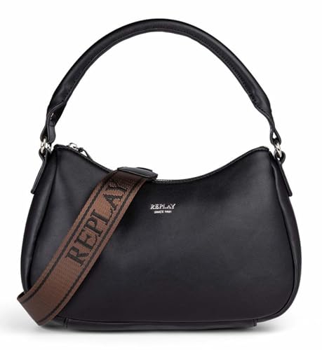Sac à main Replay Fw3742 noir chic à bandoulière réglable