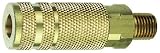 Tru-Flate 13-425 1/4' Lincoln Design x 1/4' MNPT Steel Coupler