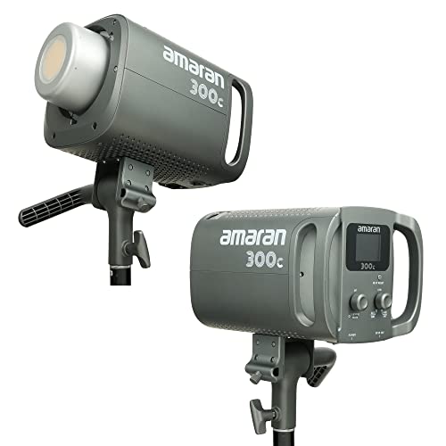 Aputure Amaran 300C Rgbww Full-Color 300W Cob Led Video Light,Bowens Mount,26,580Lux @ 1M,2,500K To 7,500K,9 System Fx,Sidus Link App Control #TOP2