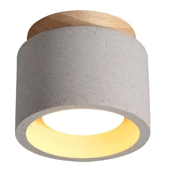 Petite suspension gris anthracite pour couloir sombre