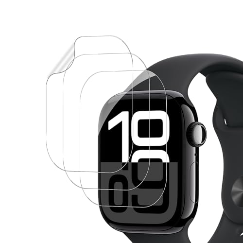 【3枚セット】For Apple Watch Series 11 46mm フィルム 保護フィルム salywin TPU素材 アップルウォッチ Series 11 46mm 対応 柔らかい 全面保護 高感度タッチ 高透過率 耐衝撃 自動吸着 指紋防止 気